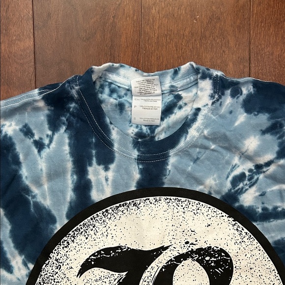 Beartooth Blue Tie-Dye Graphic Band Tee, Size Small, NWOT - Picture 2 of 8